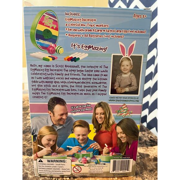 EggMazing Egg Decorator Kit Brand New Ages 3+ Non-toxic Markers Fun - Picture 3 of 4